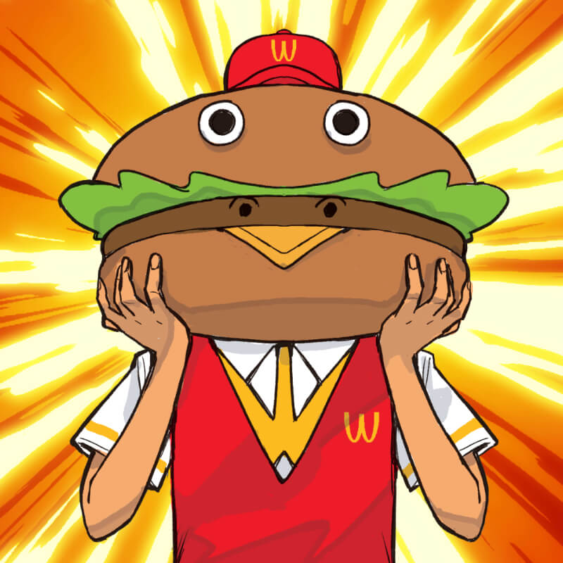 コミック・アニメ McDonald's Hamburger Burg | WcDonalds